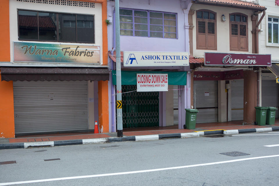 Scenes from Day 1 of Singapore's circuit breaker period