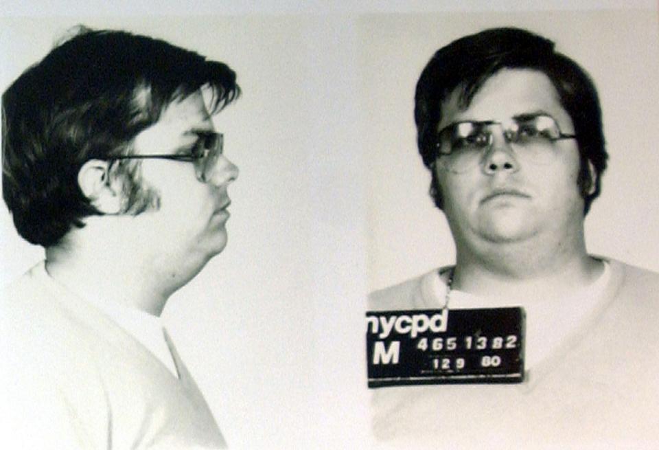 A mugshot of Chapman after he was jailed for 20 years to life for John Lennon's murder in December 1980Reuters