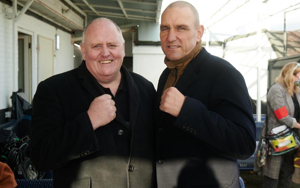 Vinnie Jones and Bernard O'Mahoney