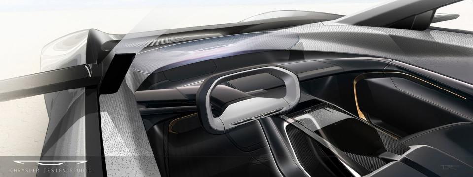 2028 chrysler halcyon interior sketch