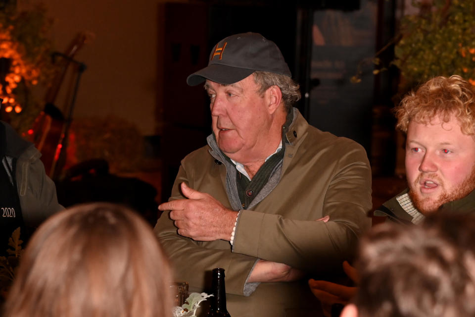 Jeremy Clarkson attends the Hawkstone lager launch on November 25, 2021 in Bourton-on-the-Water, England. (Photo by David M. Benett/Dave Benett/Getty Images for Hawkstone)