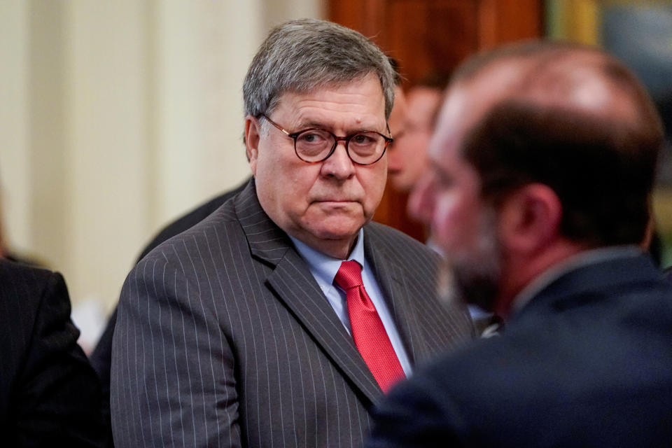 Attorney General William Barr's actions continue to raise doubts about whether he is sacrificing the Justice Department's integrity to serve President Donald Trump's political purposes. (Photo: Joshua Roberts / Reuters)