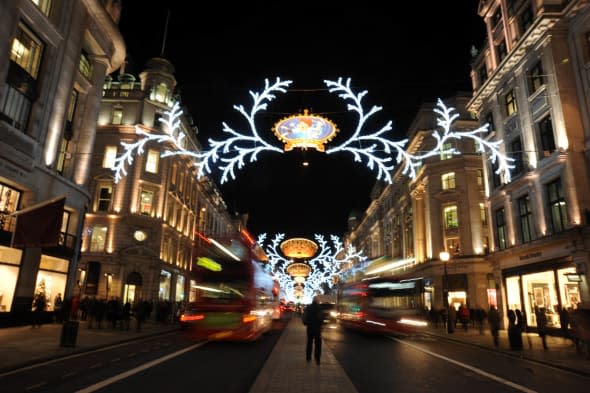 London is getting ready for Christmas and new year