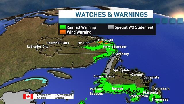 Newfoundland and Labrador weather