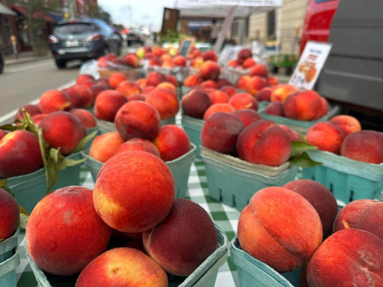 The Canton Farmers Market is 10 a.m. to 1 p.m. Saturday in downtown Canton, featuring fruits, vegetables, meats, bread, flowers, honey and other items.