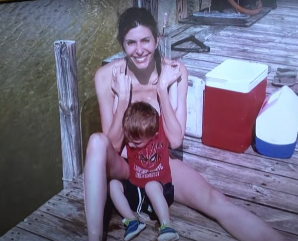 Jennifer Dulos and her son Constantine Dulos, who was only 10 when she vanished (Law&Crime)