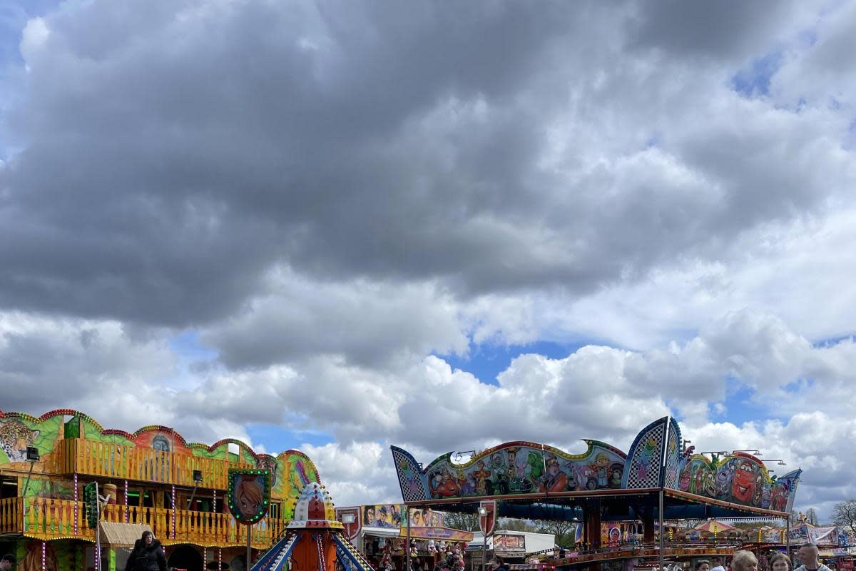 Picture of the fair on the last day <i>(Image: Hampton Court-green funfair)</i>