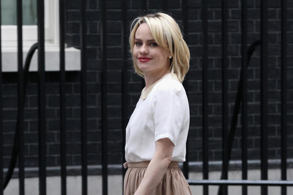 The singer Duffy at Downing Street for a meeting hosted by the Save the Children charity: Getty