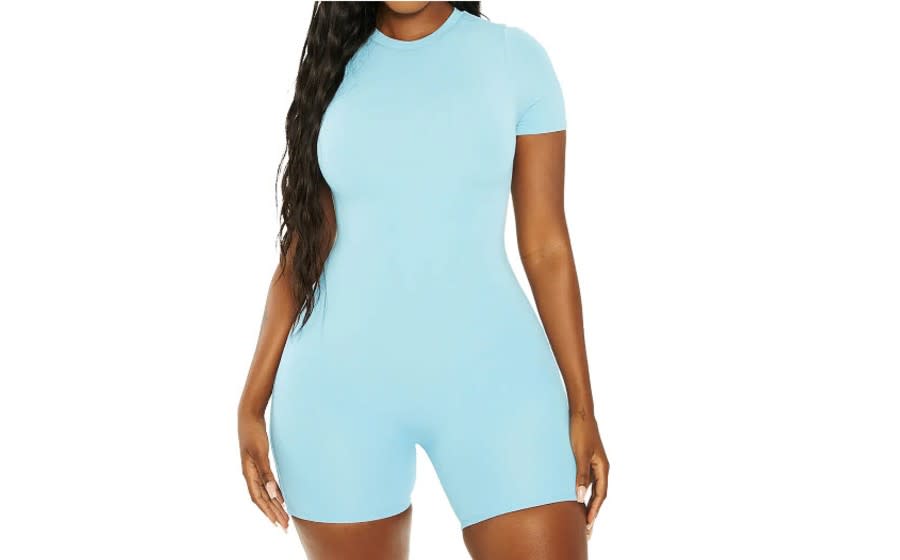 Naked Wardrobe x Mama Malika Short Sleeve Romper - $22 (originally $54)