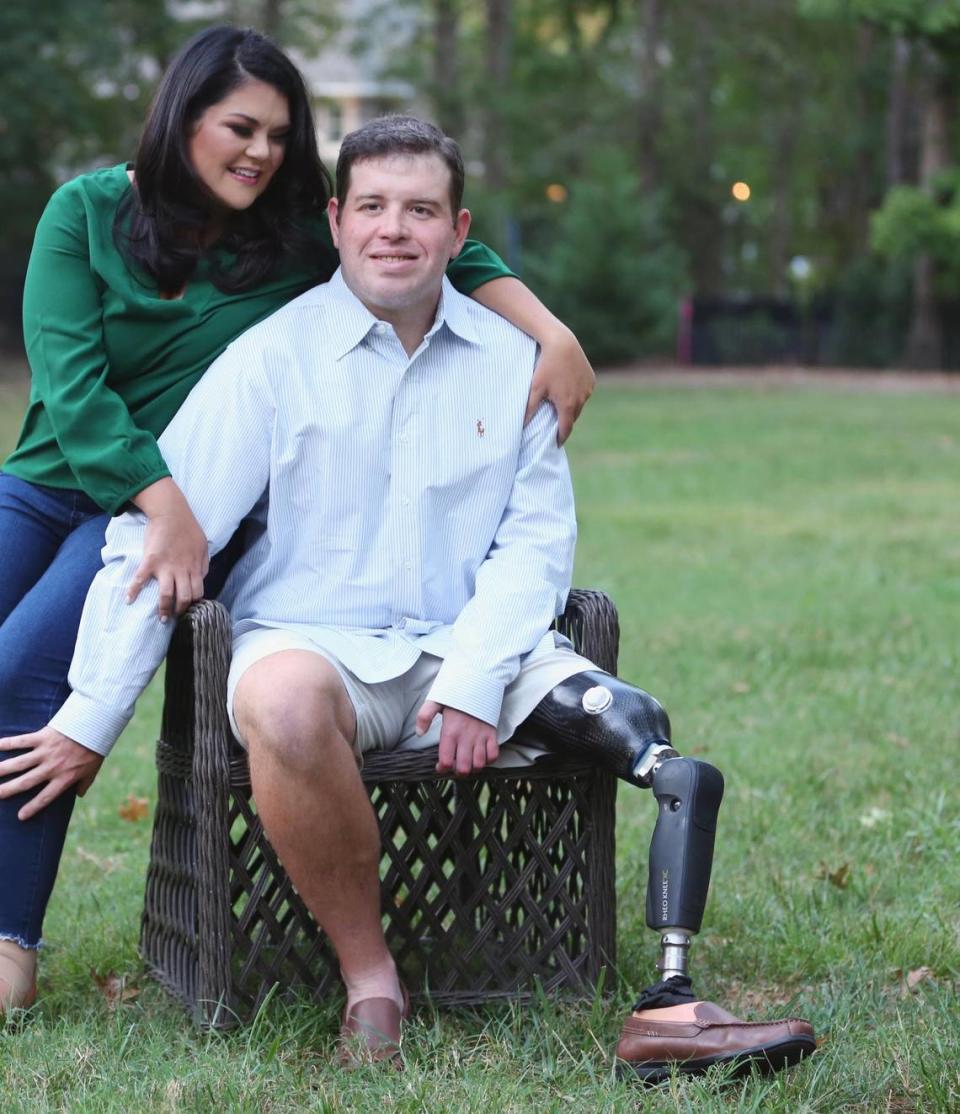 Sarah and Michael Verdaro, who was wounded in Afghanistan.