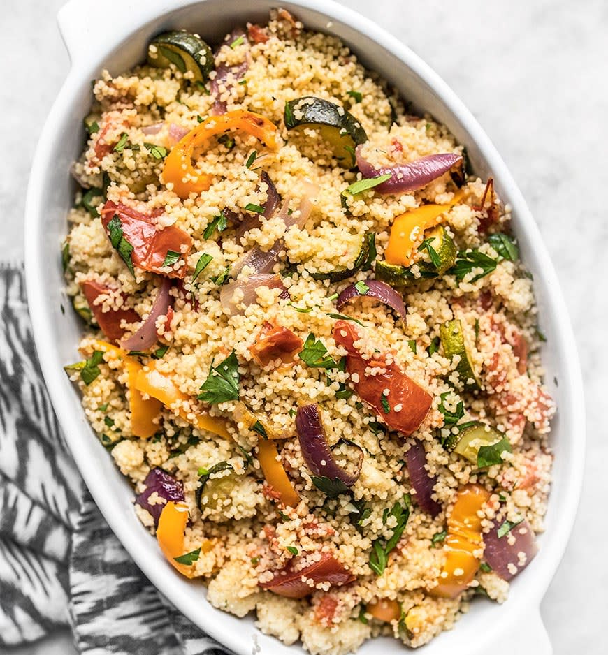 Roasted Vegetable Couscous from Budget Bytes