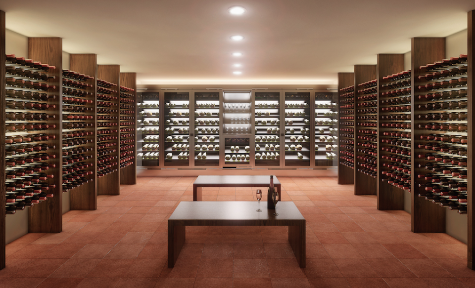 Wine cellar inside bunker. Image: The Oppidum