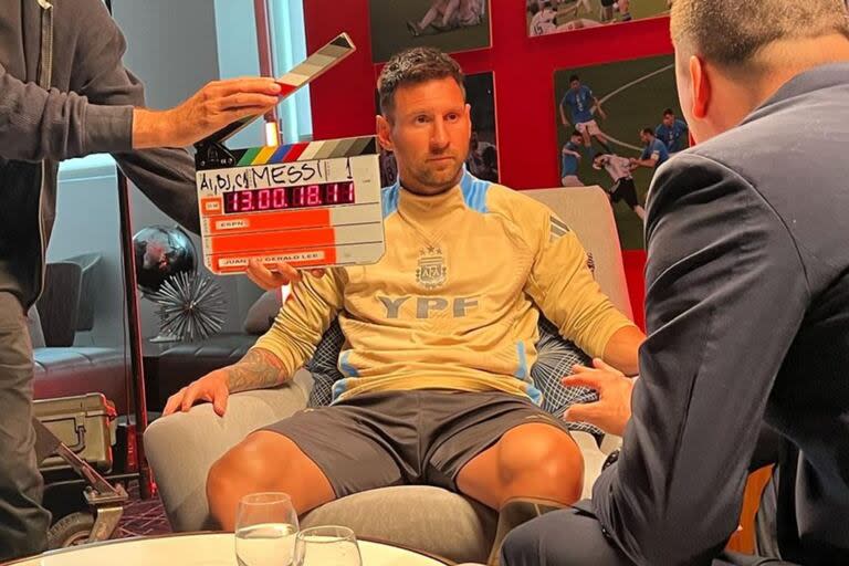 Lionel Messi a corazón abierto en una entrevista con Martín Arévalo (Foto: Instagram/@martinarevalo1)