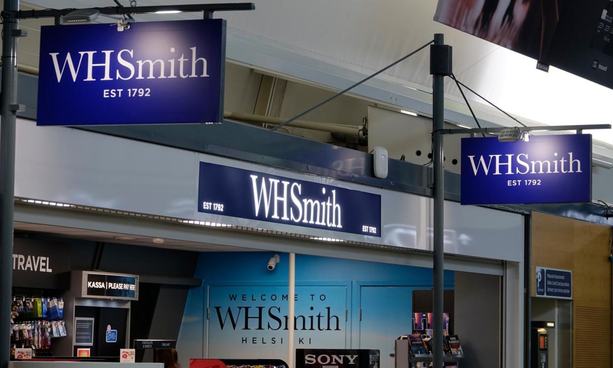 <span>WH Smith has stores at airports, railway stations and motorway services, as well as on the high street, and has a presence in more than 30 countries.</span><span>Photograph: Mauritz Antin/EPA</span>