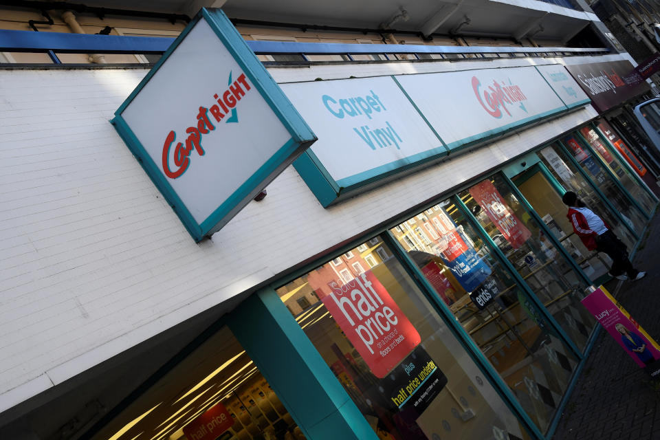 Carpetright now says it is likely to make a ‘small loss’ (REUTERS/Toby Melville)