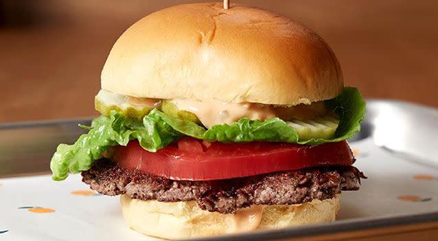 The real deal. This burger is managing to fool even the biggest meatlovers. Source: Impossible Foods.