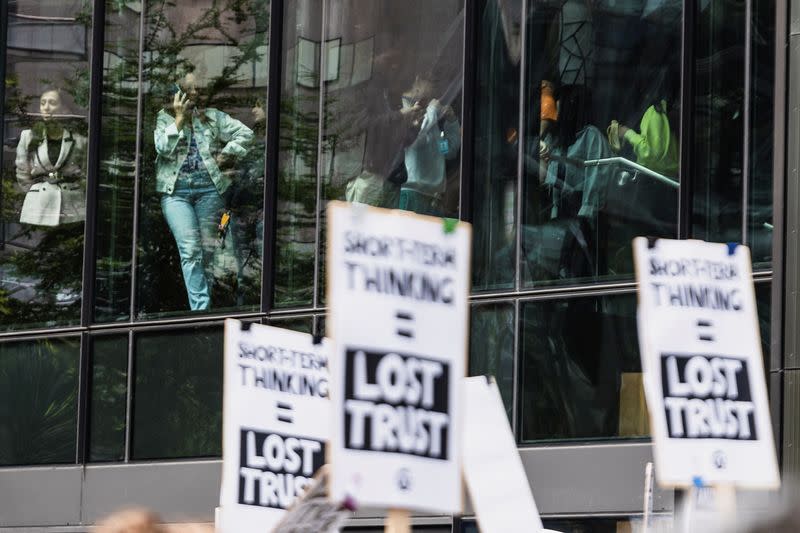 Amazon workers walk out at Seattle headquarters