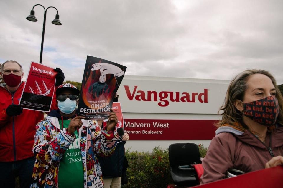 The Vanguard Group Inc. profits from fossil fuel industries at the expense of the planet.