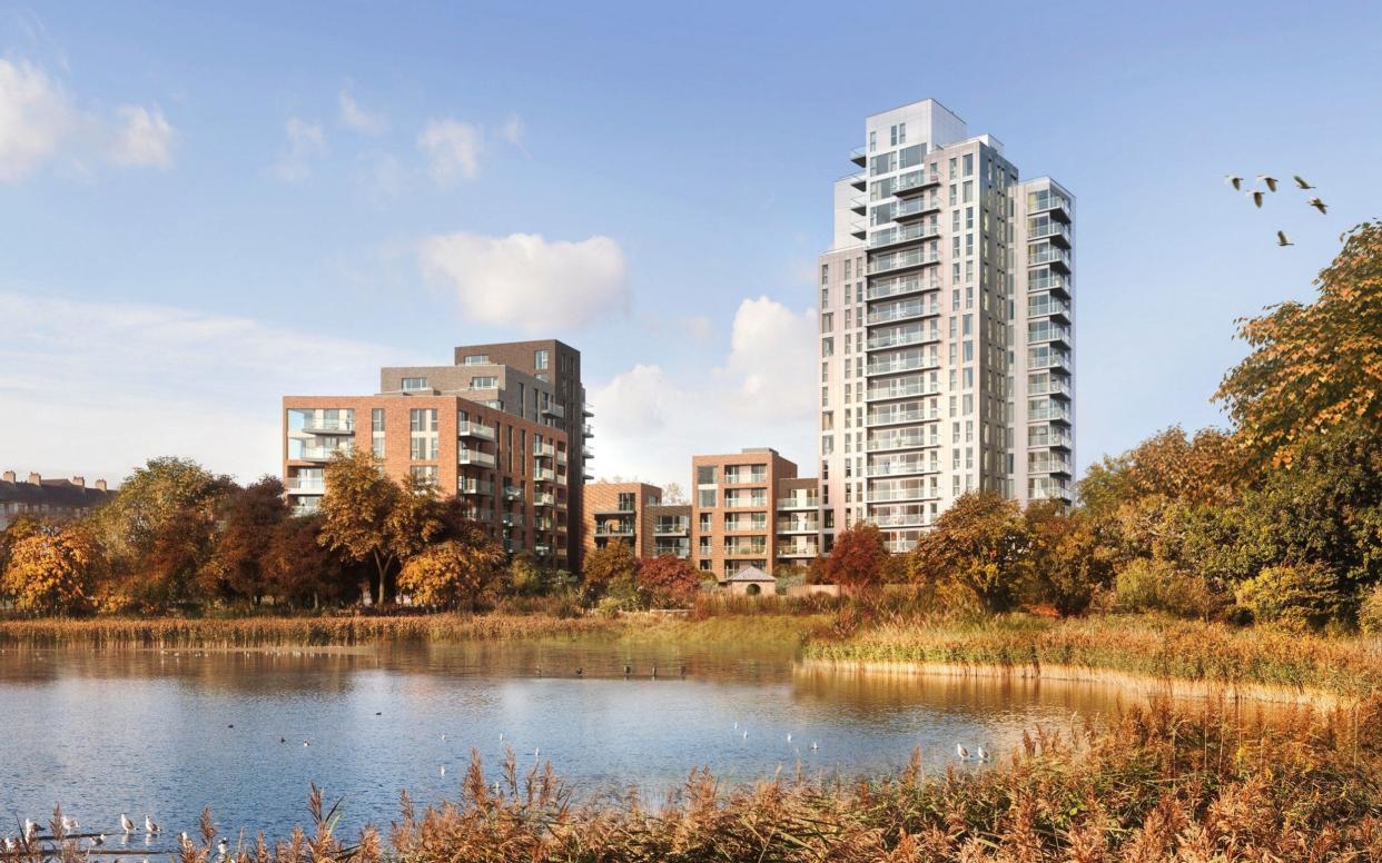 Woodberry Down, Berkeley’s new development in Hackney, sits beside two former reservoirs totalling 27 acres of open water - berkeleyhomes2.visualbank.co.uk