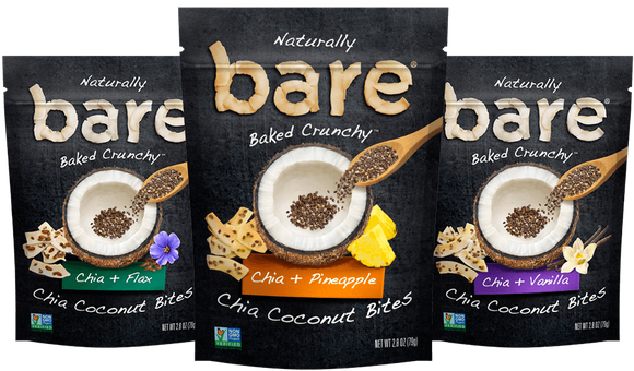 Bare Foods snack packages