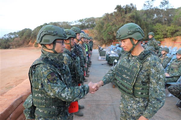 金防部反登陸實彈射擊預演周延操演準備