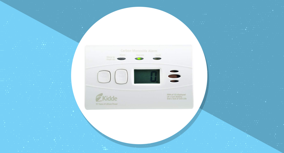 Kidde Sealed Lithium Battery Power Carbon Monoxide Alarm with Digital Display. (Photo: Amazon/Yahoo Lifestyle)