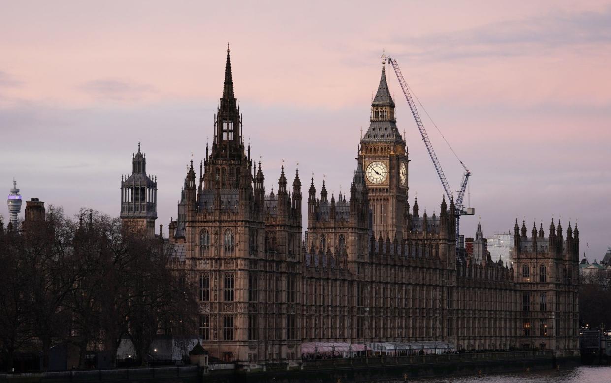 A view of the Palace of Westminster