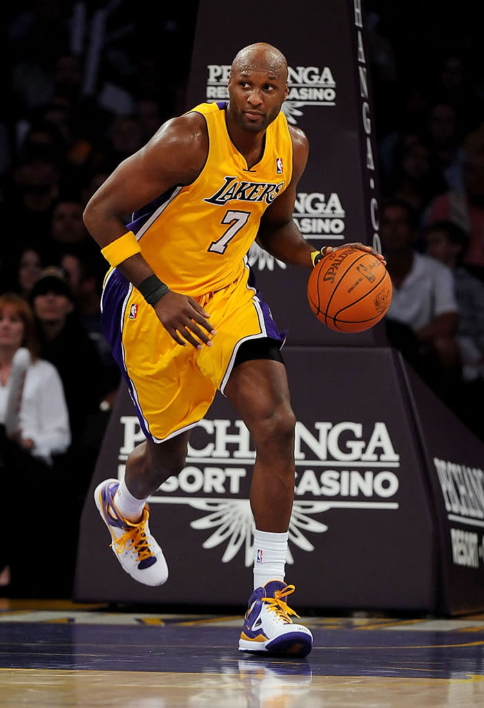 Odom Lamar Lakers Game