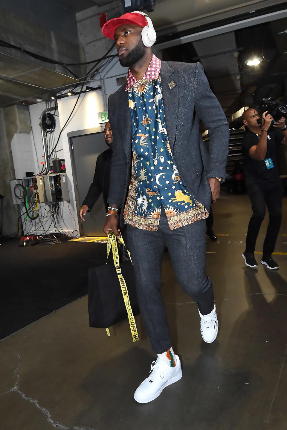 LeBron James in Los Angeles, October 22, 2019.