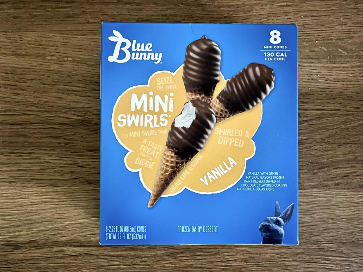 Blue Bunny Vanilla Mini Swirls