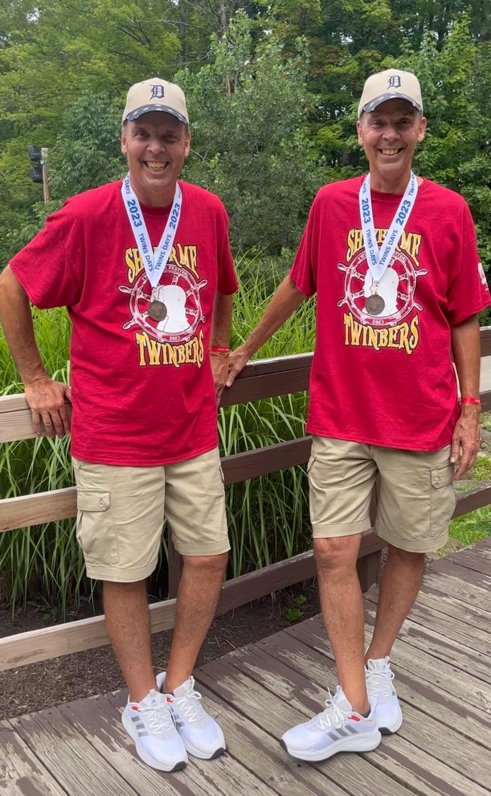 Tom and Jim at the Twins Days Festival