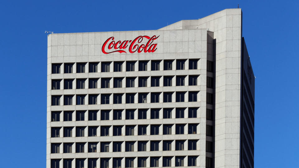 ATLANTA - JANUARY 25: The Coca-Cola World Headquarters building located in Atlanta, Georgia on January 25, 2015.