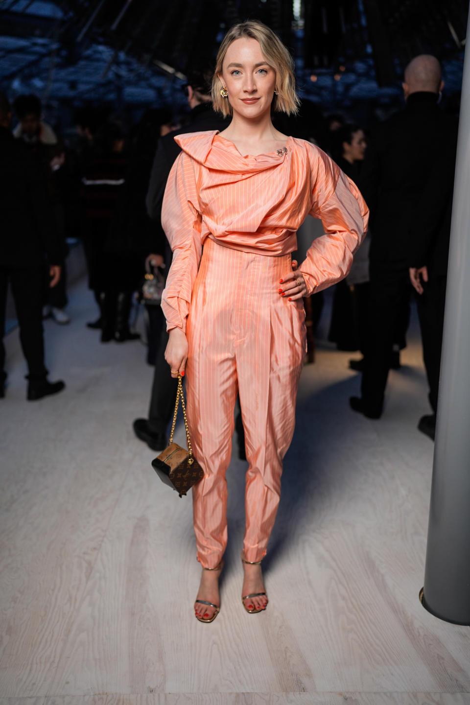 Saoirse Ronan at Louis Vuitton Fall 2024 Ready-to-Wear Show