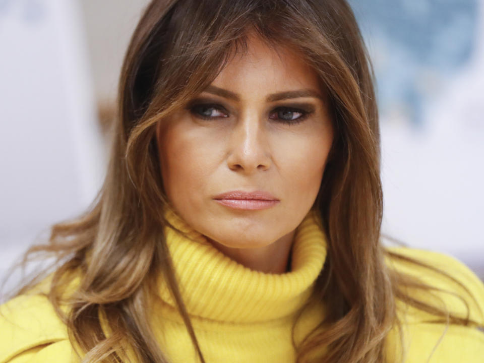 Wird sich Melania Trump nun Stiefsohn Don Jr. vorknöpfen? (Bild-Copyright: John Minchillo/AP Photo)