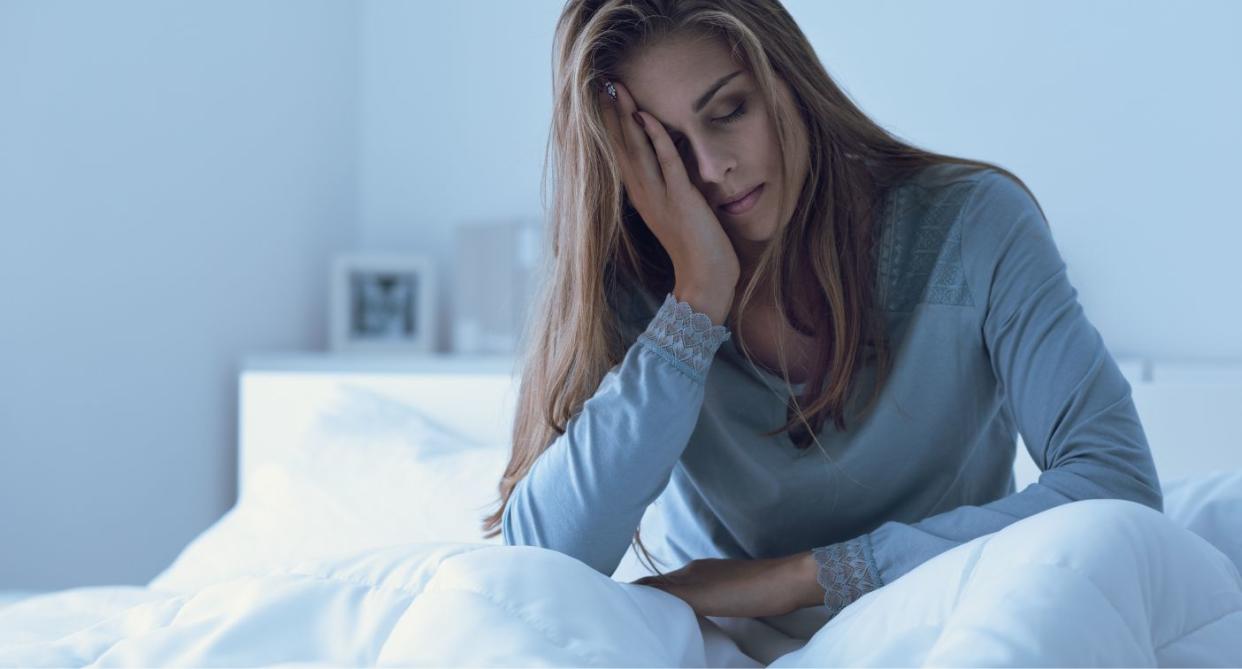 Sleepless night woman. (Getty Images)