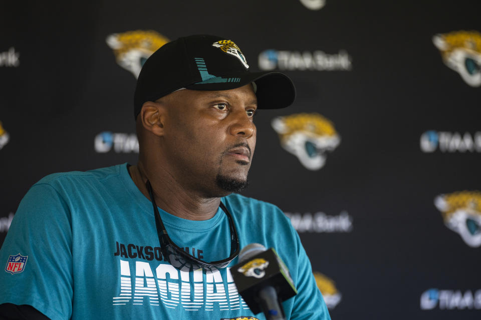 The Jaguars fired Mike Caldwell on Monday. (James Gilbert/Getty Images)