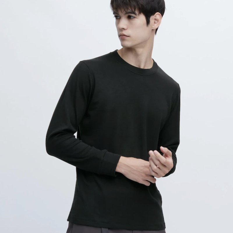 HEATTECH Ultra Warm Crew Neck Long-Sleeve T-Shirt