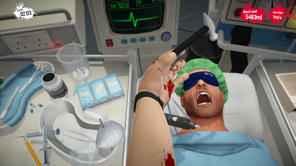 Surgeon Simulator. It's got a serious name but it's a pretty silly game, and