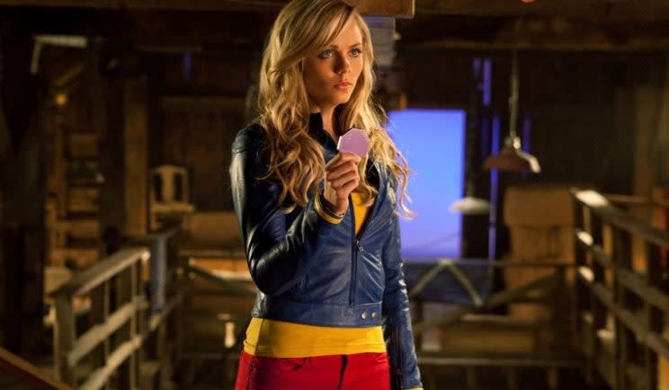 Laura Vandervoort as Supergirl - Credit: The WB