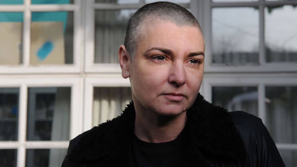 Irish singer Sinéad O'Connor at her home in County Wicklow, Republic Of Ireland in 2012. - David Corio/Redferns/Getty Images