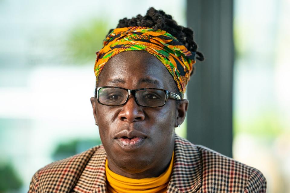 Rosamund Adoo-Kissi-Debrah, the mother of Ella Adoo-Kissi-Debrah who was the first person in the UK to have air pollution listed as a cause of death on her death certificate (PA Wire)