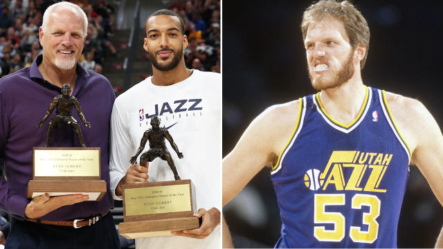 Rudy gives a tribute to his friend and mentor, Mark Eaton. : r/UtahJazz