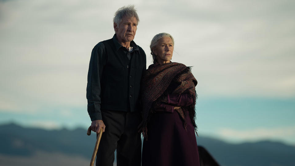 Harrison Ford as Jacob and Helen Mirren as Cara Dutton of 1923.