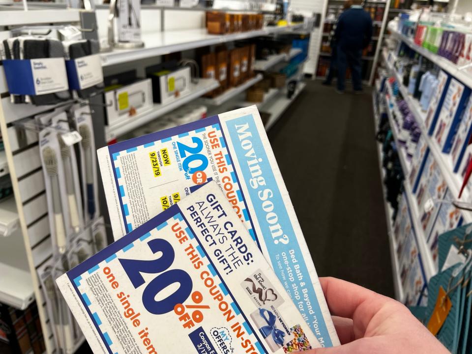 Coupons that are no longer accepted at a Bed Bath & Beyond store