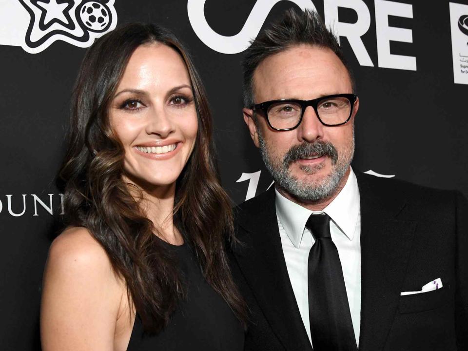 Kevin Mazur/Getty David Arquette and his wife Christina McLarty Arquette at the CORE Gala: A Gala Dinner to Benefit CORE and 10 Years of Life-Saving Work Across Haiti & Around the World on Jan. 15, 2020 in Los Angeles, California