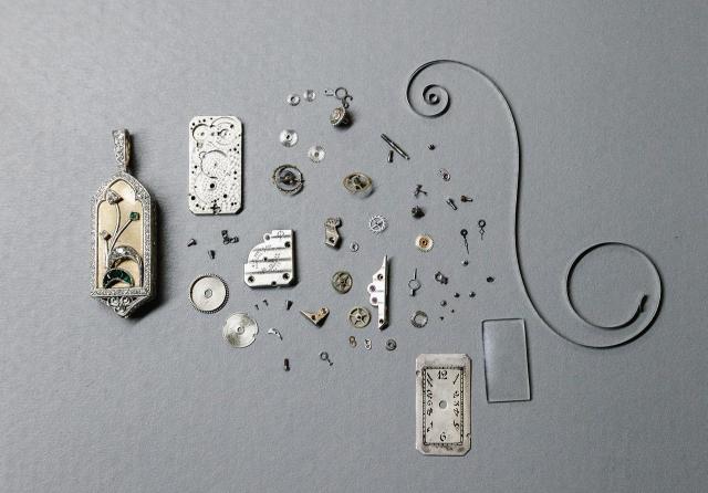 The Strutherses make all of their watch components from scratch - India Hobson