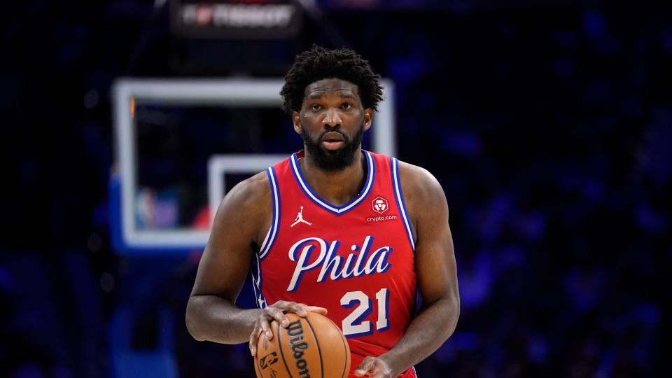 Joel Embiid of the Philadelphia 76ers is averaging 36 points per game this season.