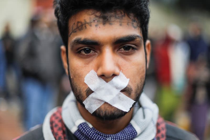 Protest against new citizenship law in Delhi