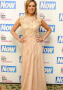 Brooke Kinsella looked amazing in a cream maxi dress that accentuated her slim figure.<br><br>[Rex]