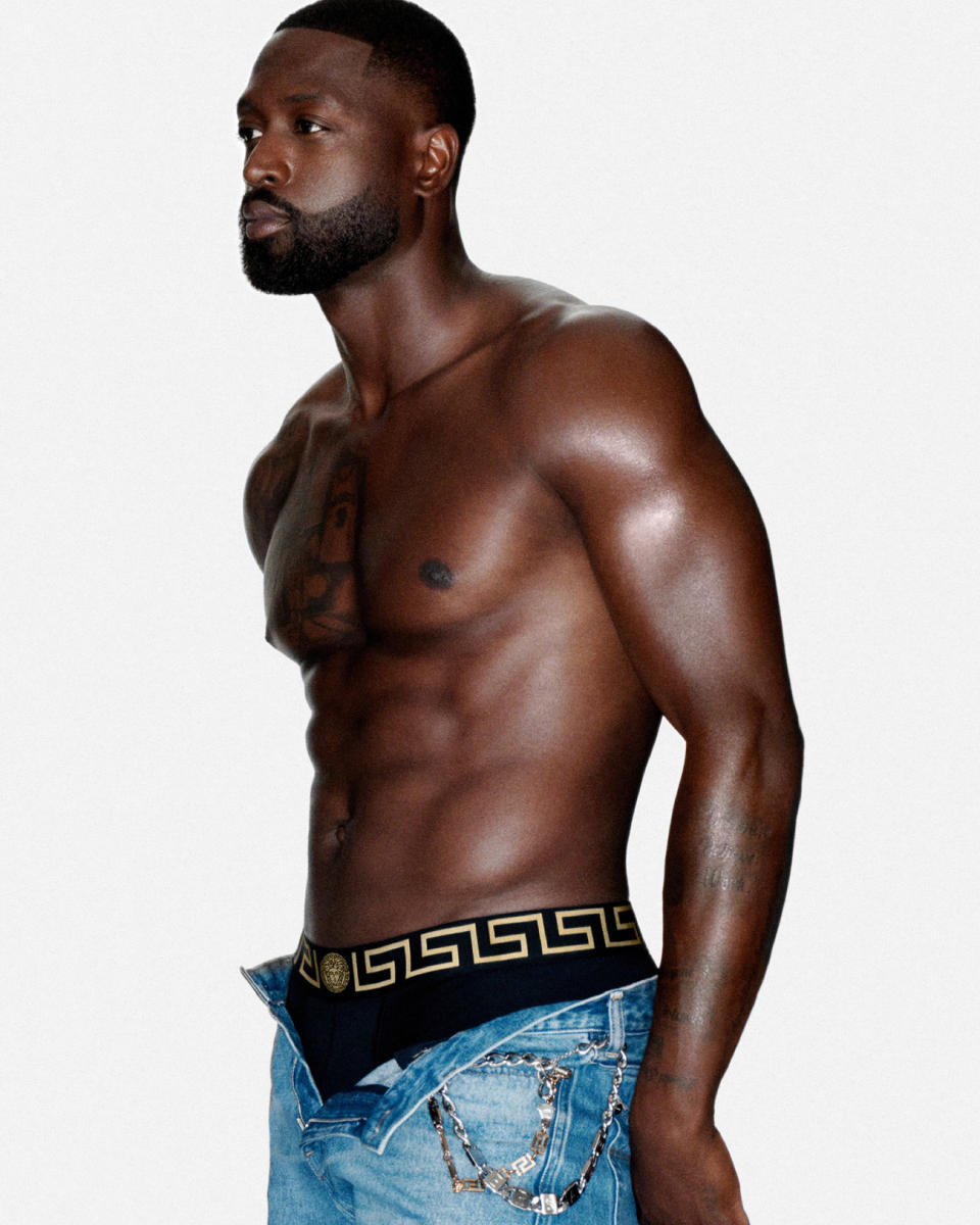 Dwyane Wade for Versace underwear campaign